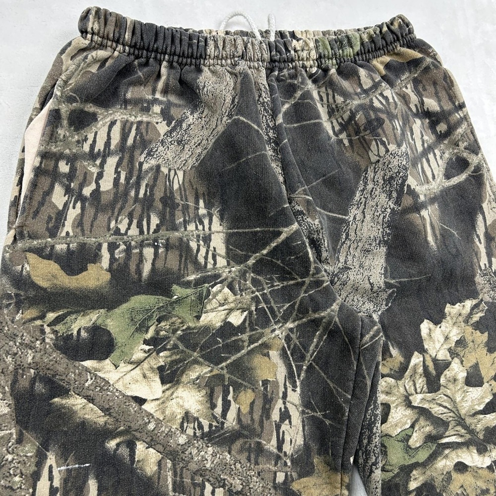 Jerzees Outdoors Sweatpants Mens Large Camo Mossy Oak Break-Up Fleece Joggers